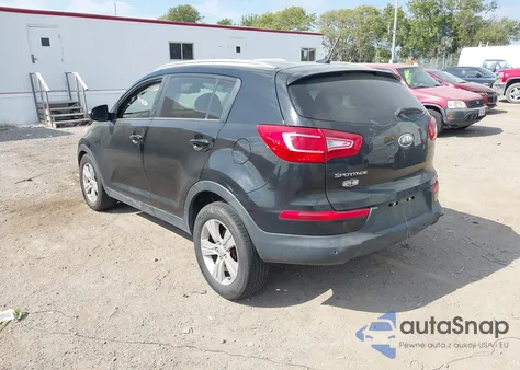 2011 Kia Sportage Lx from USA, damaged, VIN KNDPBCA20B7166345